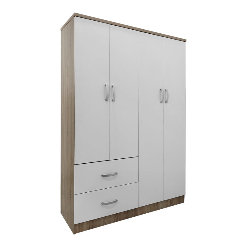 Dulap Lego cu 4 usi si 2 sertare, 121x42x181 cm - Dulap Lego cu 4 usi si 2 sertare, 121x42x181 cm - 383-000060