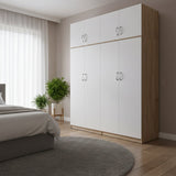Dulap Athos I cu 4 usi si loft, 160x42x240 cm - Dulap Athos I cu 4 usi si loft, 160x42x240 cm - 383-000277