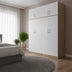 Dulap Athos I cu 4 usi si loft, 160x42x240 cm - 383-000277