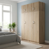 Dulap Athos I cu 4 usi si loft, 160x42x240 cm - Dulap Athos I cu 4 usi si loft, 160x42x240 cm - 383-000267
