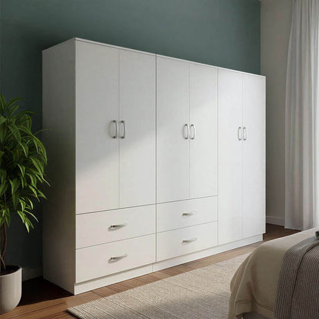 Dulap Athos cu 6 usi, 200x42x180 cm