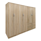 Dulap Athos I cu 6 usi, 240x42x180 cm - Stejar