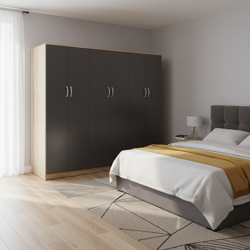 Dulap Athos II cu 6 usi, 240x42x180 cm - Dulap Athos II cu 6 usi, 240x42x180 cm