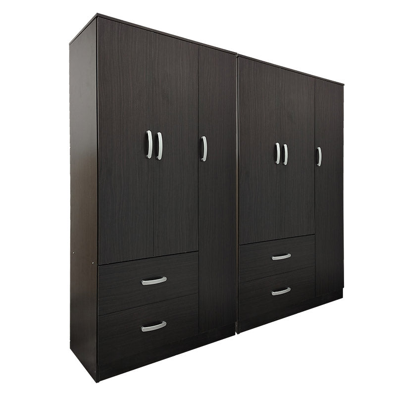 Dulap Athos cu 6 usi, 180x42x180 cm - Nuc