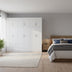 Dulap Athos I cu 6 usi si loft, 240x42x240 cm - 383-000233