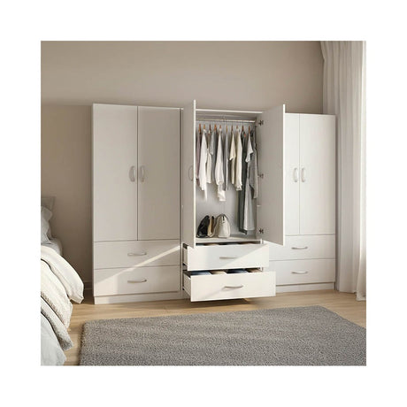 Dulap Athos cu 6 usi si sertare, 240x42x180 cm