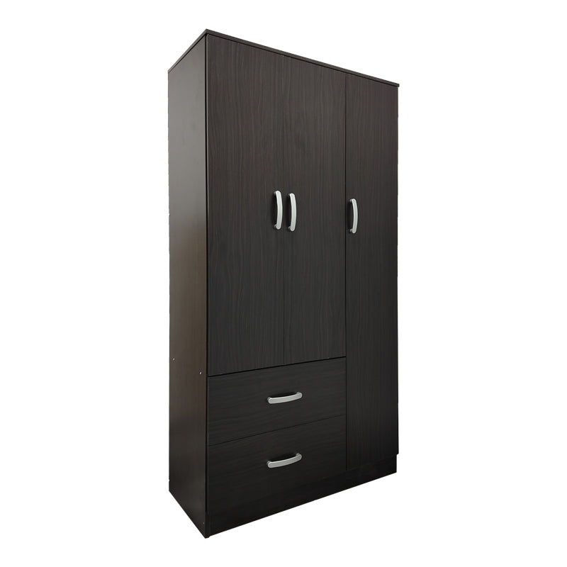 Dulap Athos cu 6 usi si loft, 180x42x240 cm - Nuc