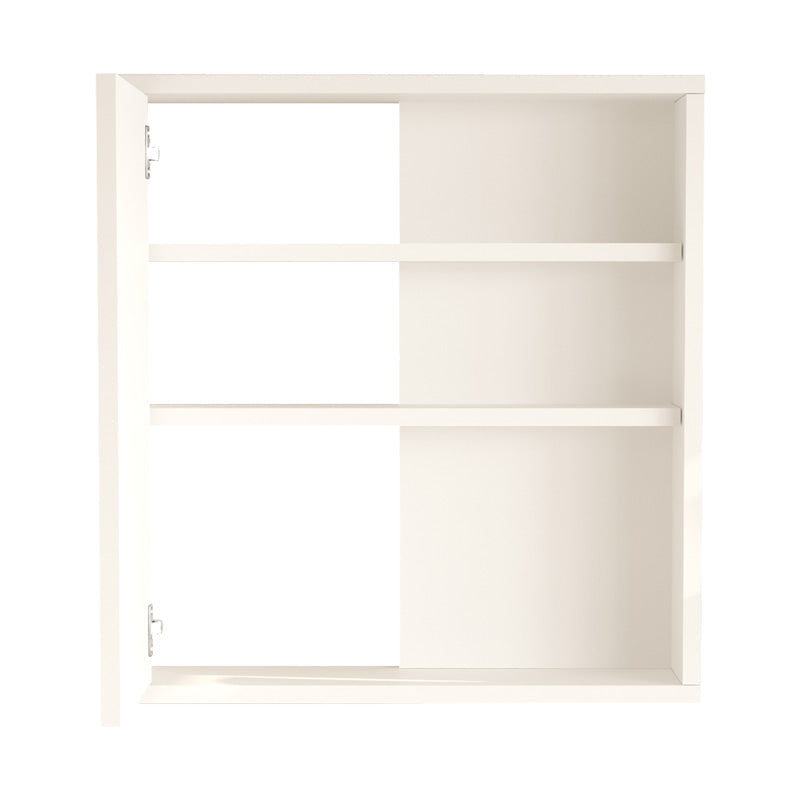 Dulap de baie Bagno cu oglinda, Alb, 60x14x64 cm