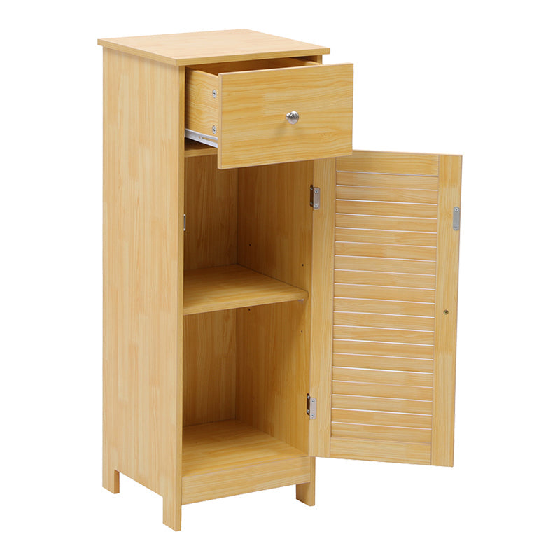 Dulap de baie Chesy, MDF, 32x30x87 cm - Natural