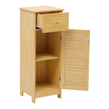 Dulap de baie Chesy, MDF, 32x30x87 cm - Natural