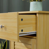 Dulap de baie Chesy, MDF, 32x30x87 cm - Natural