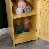 Dulap de baie Chesy, MDF, 32x30x87 cm - Natural