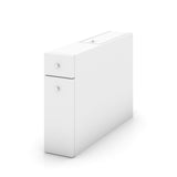 Dulap de baie Smart cu Loc de depozitare, Alb, 19x55x60 cm