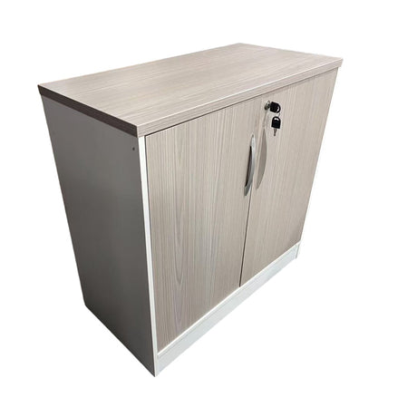 Dulap de birou Armadi, Sonoma-alb, 80x40x80 cm