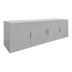 Dulap de haine Alvia four-leaf wardrobe loft, Alb - Sonoma, 200x51x60 cm - 383-000171