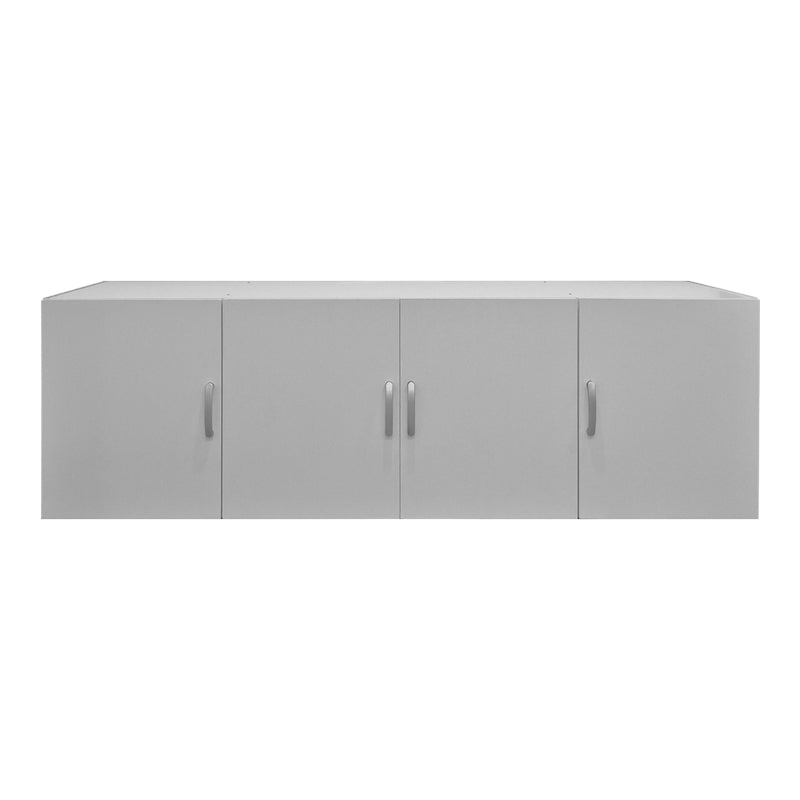 Dulap de haine Alvia cu 4 uși, stil loft, Alb - Sonoma, 200x51x60 cm - Alb