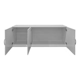 Dulap Alvia cu 3 usi, 150x51x60 cm - Alb