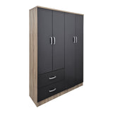 Dulap Lego cu 4 usi si 2 sertare, 121x42x181 cm - Dulap Lego cu 4 usi si 2 sertare, 121x42x181 cm - 383-000213