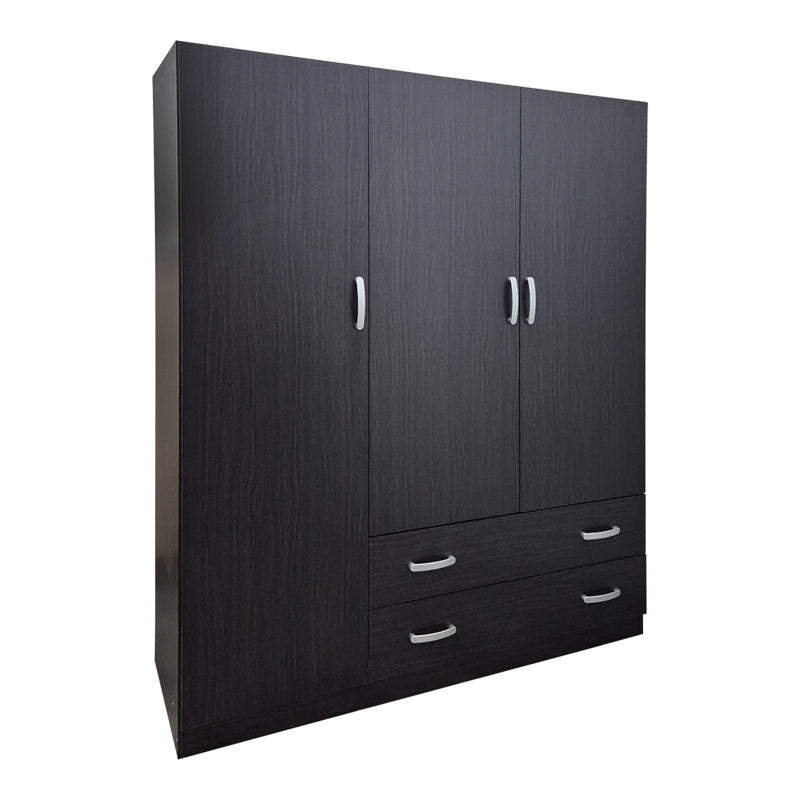Dulap de haine Alvia cu 3 uși și 2 sertare, Diverse culori, 150x51x180cm - Dulap de haine Three-leaf wardrobe cu 2 drawers Alvia, Diverse culori, 150x51x180cm - 383-000163