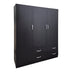 Dulap de haine Three-leaf wardrobe cu 2 drawers Alvia, Diverse culori, 150x51x180cm - 383-000163