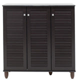 Dulap de pantofi SANTΟ, 16-20 perechi, Diverse culori, 89x34x91 cm - Negru
