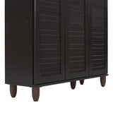 Dulap de pantofi SANTΟ, 16-20 perechi, Diverse culori, 89x34x91 cm - Negru