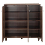 Dulap de pantofi SANTΟ, 16-20 perechi, Diverse culori, 89x34x91 cm - Nuc
