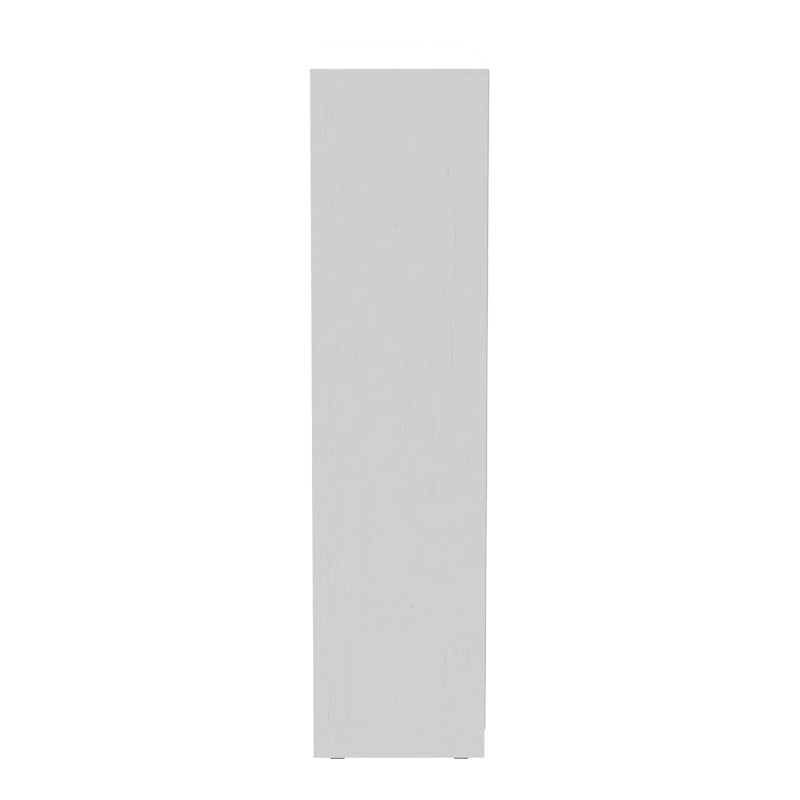 Dulap dormitor cu 2 usi glisante cu oglinda Aparador, Alb - Stejar, 240x60x240 cm - Alb