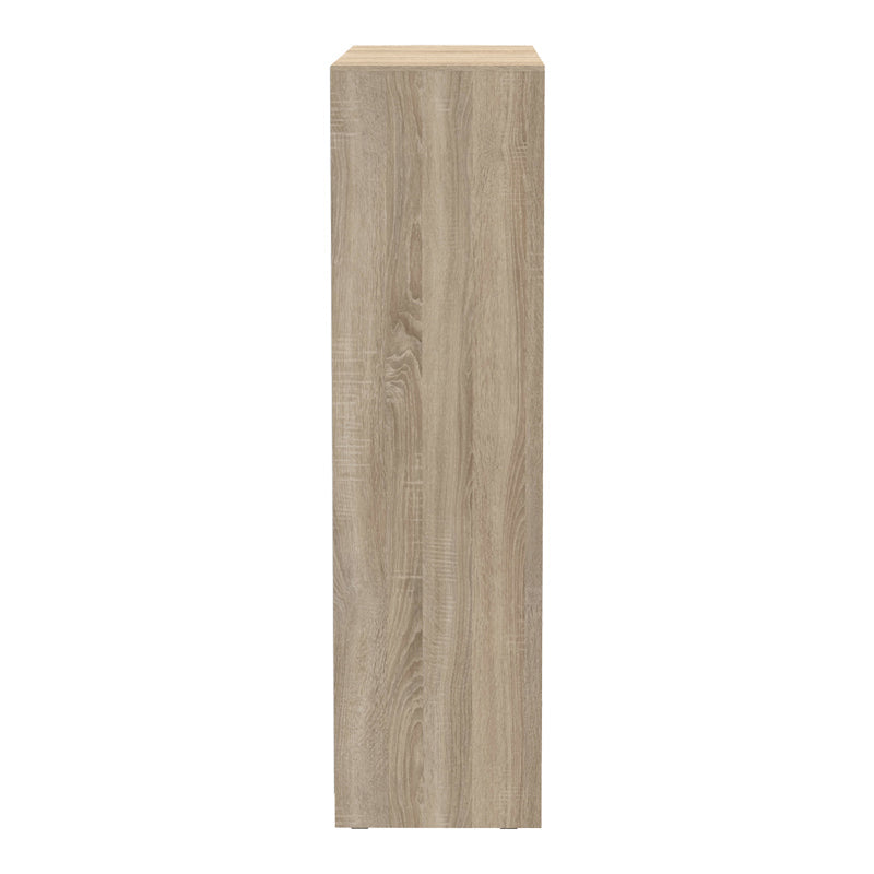 Dulap dormitor cu 2 usi glisante cu oglinda Aparador, Alb - Stejar, 180x60x220 cm - Stejar
