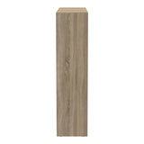 Dulap dormitor cu 2 usi glisante cu oglinda Aparador, Alb - Stejar, 240x60x240 cm - Stejar