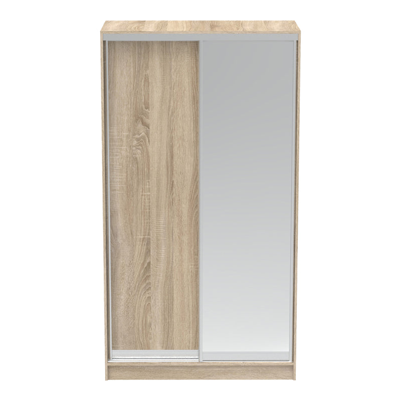 Dulap Korredor cu usi glisante si oglinda, 120x60x220 cm - Stejar