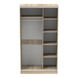 Dulap Korredor cu usi glisante si oglinda, 120x60x220 cm - Stejar
