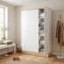 Dulap Haine Adore Base, 3 usi, Alb, 120 x 197 x 52 cm | SKU: GRD-830-MB-3