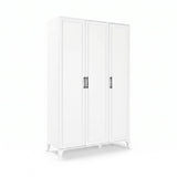 Dulap Haine GRD-1030-DD-3 Home Collection® Country, 3 usi, Alb, 103x199x51 cm