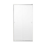 Dulap Haine SWD-436-BB-2 Home Collection® cu 2 usi glisante si 6 compartimente, Alb, 94x182x52 cm