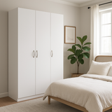 Dulap Haine a6030 Home Collection® Diamond 3 Usi cu umeras, Alb, 80x45x170 cm