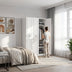 Dulap Haine Adore Hampton, 3 usi, Alb, 103 x 185 x 52 cm | SKU: GRD-1330-BB-2