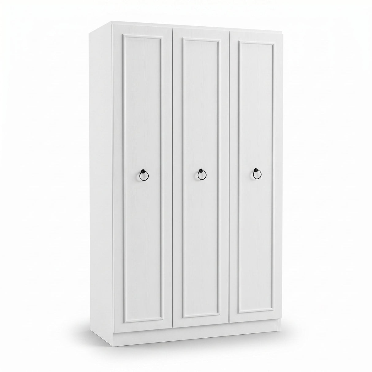Dulap Haine GRD-1330-BB-2 Home Collection® Hampton, 3 usi, Alb, 103x185x52 cm
