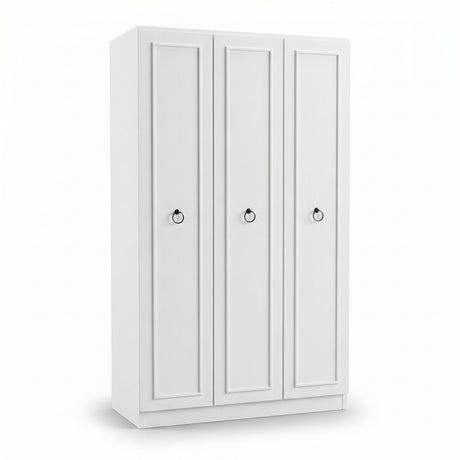 Dulap Haine GRD-1330-BB-2 Home Collection® Hampton, 3 usi, Alb, 103x185x52 cm