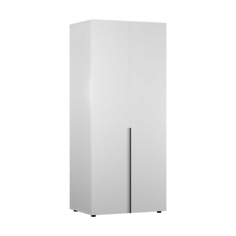 Dulap Haine GRD-1722-DD-2 Home Collection® Oryana cu 2 usi si umeras, Alb - Nuc, 90x210x62 cm