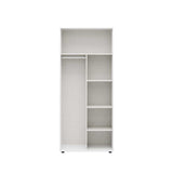 Dulap Haine GRD-1726-DD-2 Home Collection® Oryana cu 5 rafturi si umeras, Alb - Nuc, 90x210x62 cm - Dulap Haine GRD-1726-DD-2 home collection Oryana cu 5 rafturi si umeras, Alb - Nuc, 90x210x62 cm | SKU: GRD-1726-DD-2, GRD-1726-OO-2