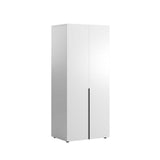 Dulap Haine GRD-1726-DD-2 Home Collection® Oryana cu 5 rafturi si umeras, Alb - Nuc, 90x210x62 cm - Dulap Haine GRD-1726-DD-2 Home Collection® Oryana cu 5 rafturi si umeras, Alb - Nuc, 90x210x62 cm | SKU: GRD-1726-DD-2, GRD-1726-OO-2