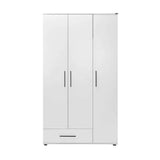 Dulap Haine GRD-631-BB-2 Home Collection® Trendline, 3 usi, 1 sertar, Alb - Stejar, 103x187x52 cm - Alb | SKU: GRD-631-BB-2, GRD-631-FF-2