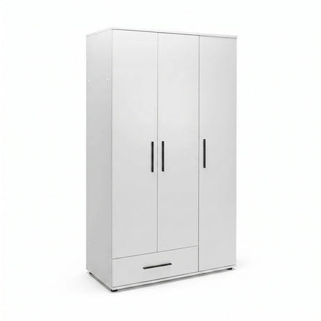 Dulap Haine GRD-631-BB-2 Home Collection® Trendline, 3 usi, 1 sertar, Alb - Stejar, 103x187x52 cm