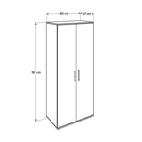 Dulap Haine GRD-320-BB-1 Home Collection® Trendline cu 2 usi si umeras, Alb - Stejar, 80x187x47 cm - Alb | SKU: GRD-320-BB-1, GRD-320-FF-1