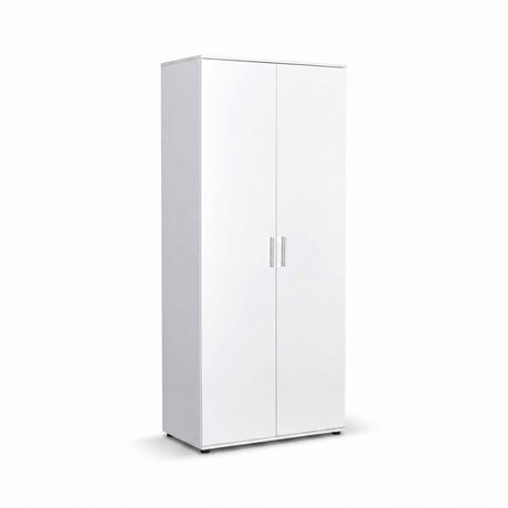 Dulap Haine GRD-320-BB-1 Home Collection® Trendline cu 2 usi si umeras, Alb - Stejar, 80x187x47 cm