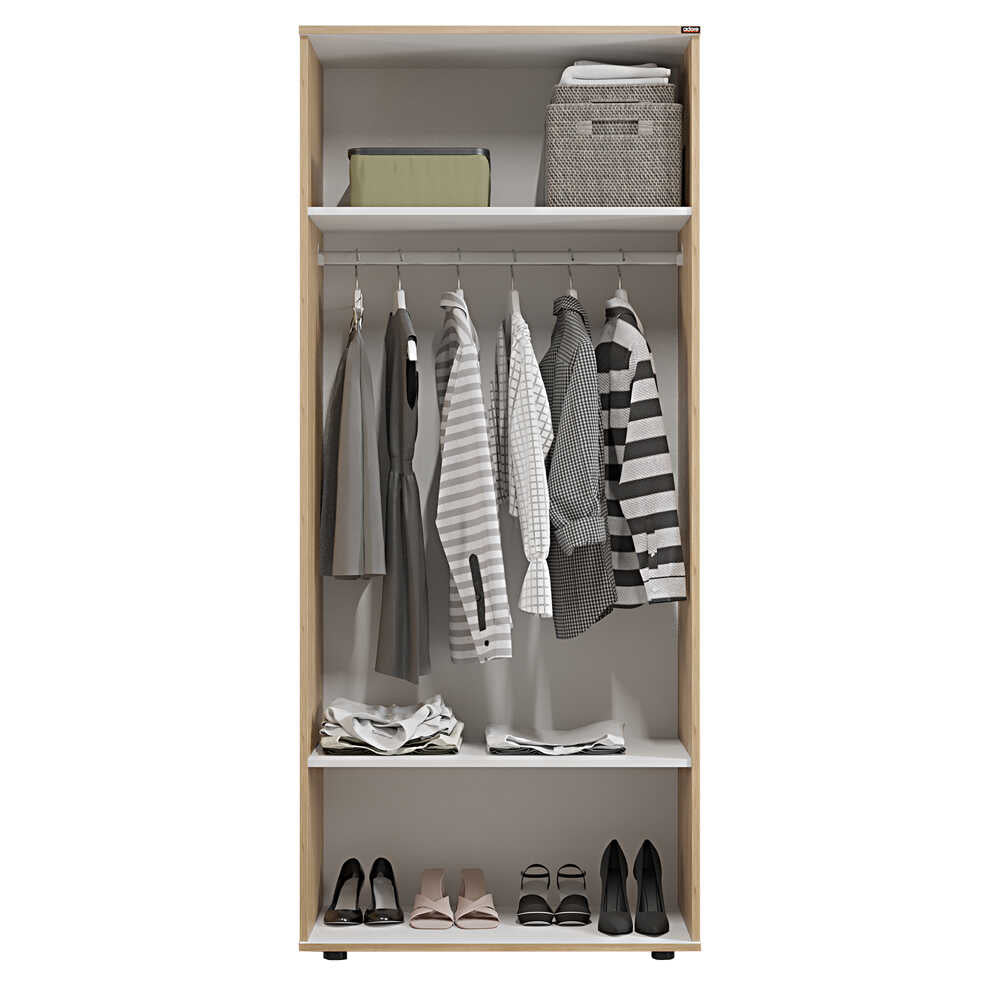 Dulap Haine GRD-320-BB-1 Home Collection® Trendline cu 2 usi si umeras, Alb - Stejar, 80x187x47 cm - Dulap Haine GRD-320-BB-1 Home Collection® Trendline cu 2 usi si umeras, Alb - Stejar, 80x187x47 cm | SKU: GRD-320-FF-1