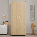 Dulap Haine GRD-320-BB-1 Home Collection® Trendline cu 2 usi si umeras, Alb - Stejar, 80x187x47 cm - Dulap Haine GRD-320-BB-1 Home Collection® Trendline cu 2 usi si umeras, Alb - Stejar, 80x187x47 cm | SKU: GRD-320-FF-1