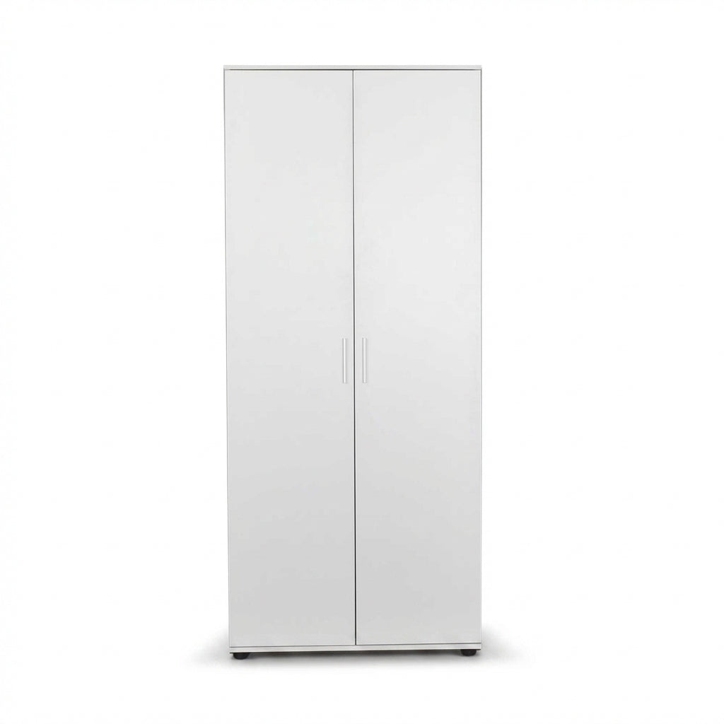 Dulap Haine GRD-320-BB-1 Home Collection® Trendline cu 2 usi si umeras, Alb - Stejar, 80x187x47 cm - Alb | SKU: GRD-320-BB-1, GRD-320-FF-1