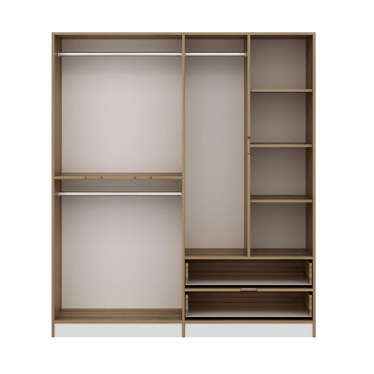 Dulap Haine Elina - 7926, Auriu, 185x52x208 cm